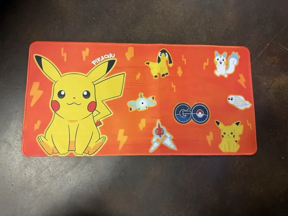 Pokemon Pikachu Computer Desk Mat 24x12